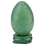 Green Aventurine Egg Sphere & Stand Healing Crystal Chakra Balancing