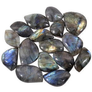 Natural Labradorite Crystal Irregular Stone Colorful Shine Healing