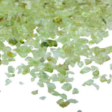 1lb Green Peridot Quartz Tumbled Stone Chips Crushed Pieces Beads Jewelry