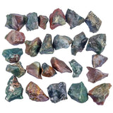 1lb Natural Indian Agate Rough Stones for Tumbling, Cabbing, Lapidary