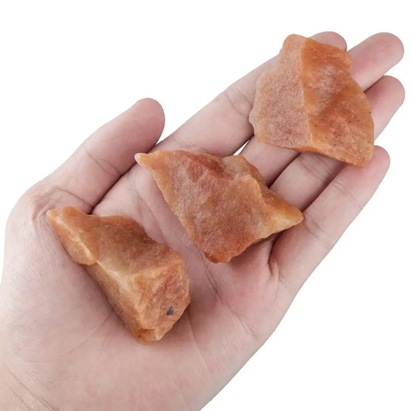 1lb Natural Red Aventurine Raw Rough Stones for Tumbling, Cabbing, Wire Wrapping