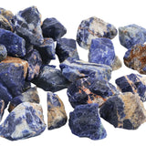 1lb Natural Sodalite Rough Stone for Cabbing Tumbling Cutting Lapidary Reiki