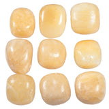 1lb Tumbled Polished Yellow Jade Reiki Healing Stone for Wicca
