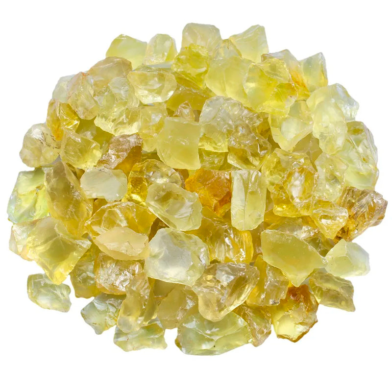 Yellow Crystal Quartz Raw Rough Stones for Tumbling, Cabbing