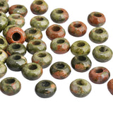20pcs 12x6mm Big Hole Natural Stone Beads for Jewelry Making DIY