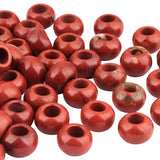 20pcs 12x6mm Big Hole Natural Stone Beads for Jewelry Making DIY