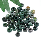 20pcs Hematite Big Hole Spacer Beads for Jewelry Making