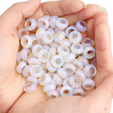 20pcs Natural Crystal Stone Beads 14x8mm Loose Spacer for Jewelry Making