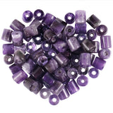 20pcs Natural Crystal Stone Beads Cylindrical Spacer Bead Jewelry Making DIY