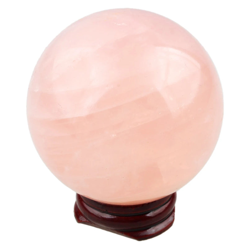 Natural Rock Quartz Sphere Healing Crystal Stone Ball