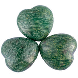 5pcs Dragon Bloodstone Love Heart Stone Crafts DIY Room Decor