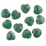 5pcs Dragon Bloodstone Love Heart Stone Crafts DIY Room Decor