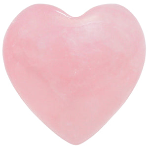 5pcs Mini Puff Heart Stone Natural Rose Quartz Tiger's Eye Reiki Healing