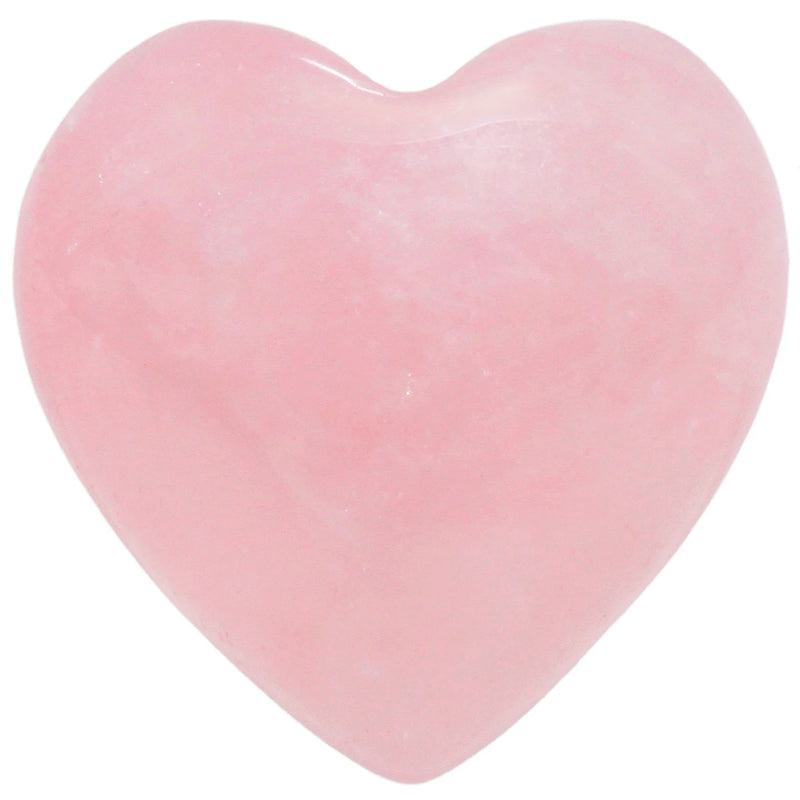 5pcs Mini Puff Heart Stone Natural Rose Quartz Tiger's Eye Reiki Healing