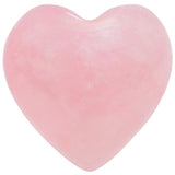 5pcs Mini Puff Heart Stone Natural Rose Quartz Tiger's Eye Reiki Healing