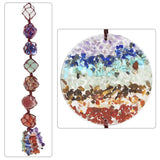 7 Chakra Crystal Stone Wind Chimes for Home Decor