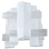 7 Chakra Stone Raw Stone Selenite Wand Healing Crystal Kit Reiki