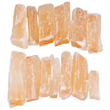 7 Chakra Stone Raw Stone Selenite Wand Healing Crystal Kit Reiki