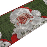 Christmas Table Runner Placemat Yarn Dyed Tablecloth Anti-wrinkle Durable