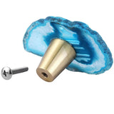 Multicolor Agate Slice Drawer Pulls Knobs - Home Decor