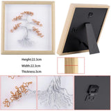 Green Wire Wrapped Tree Of Life With Frame Wall Art Home Decor