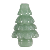 Hand Carved Green Aventurine Christmas Tree Healing Reiki Luck Ornaments