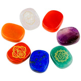 7 Chakra Healing Crystals Pocket Stones Set