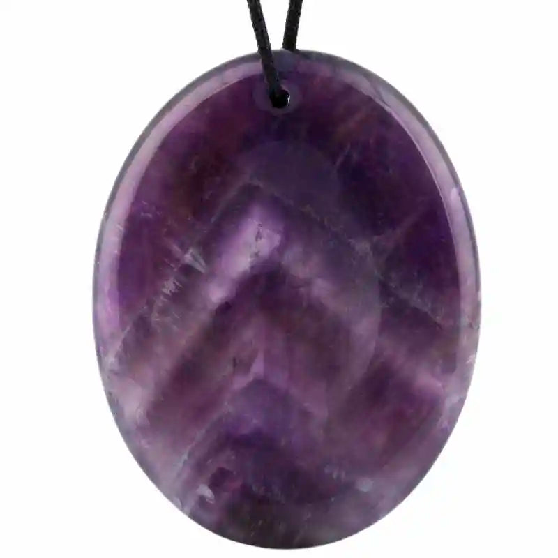 Healing Crystal Chakra Reiki Thumb Palm Stone Oval Pendant