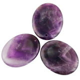Healing Crystal Chakra Reiki Thumb Palm Stone Oval Pendant