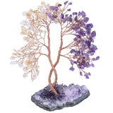 Amethyst Cluster Base Money Tree Reiki Minerals Home Ornaments