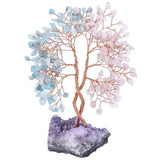 Amethyst Cluster Base Money Tree Reiki Minerals Home Ornaments