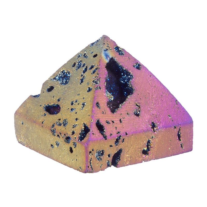 Healing Pyramid Agate Reiki Stone for Home Decoration
