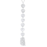 Rose Quartz Crystal Stone Wind Chimes Home Decor