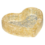 Heart Shape Amethyst Resin Ashtray Jewelry Tray Home Decor