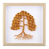Luck Wire Wrapped Tree Wall Art Room Decor Home Ornaments Table Decoration