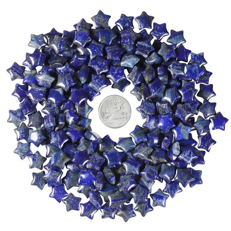 Mini Star Crystal Worry Stone Pocket Stone Chakra Balancing