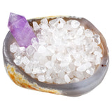 Agate Figurine Candle Holder Room Decoration