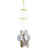 Natural Agate Sticks Wind Chimes for Home Garden Decoration