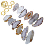 Natural Agate Sticks Wind Chimes for Home Garden Decoration