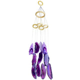Natural Agate Sticks Wind Chimes for Home Garden Decoration