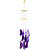 Natural Agate Sticks Wind Chimes for Home Garden Decoration