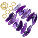 Natural Agate Sticks Wind Chimes for Home Garden Decoration