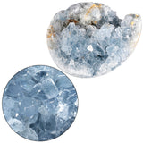 Natural Celestite Crystal Cluster Irregular Minerals Gemstone Specimen
