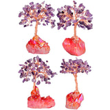 Aura Titanium Coated Crystal Money Tree Bonsai