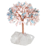 Natural Crystal Money Tree With Quartz Base Reiki Healing Gemstone Craft