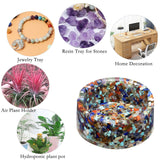 Natural Crystal Stone Resin Ashtray Home Party Bar Decoration Gravel Minerals