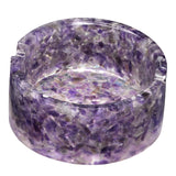 Natural Crystal Stone Resin Ashtray Home Party Bar Decoration Gravel Minerals