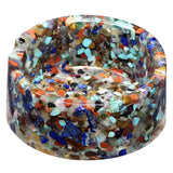 Natural Crystal Stone Resin Ashtray Home Party Bar Decoration Gravel Minerals