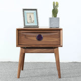 Natural Crystal Stone Round Drawer Cabinet Pulls Knobs