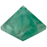 Fluorite Quartz Crystal Pyramid Healing Figurine Decoration